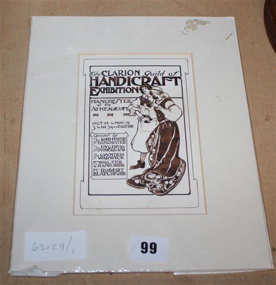 Small Clarion Handicraft Exhibition poster